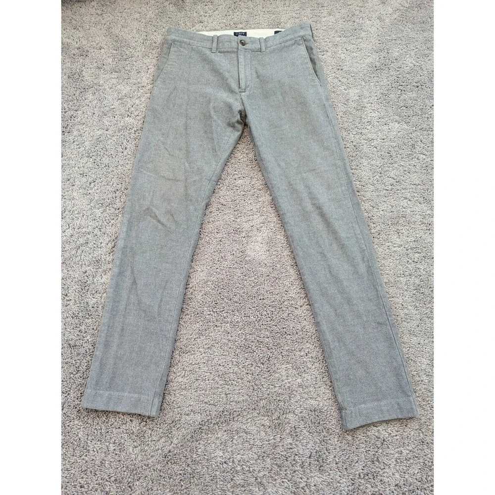 J. Crew Flex Chino Pants Men's 30x32 Gray Office Casual Business‎